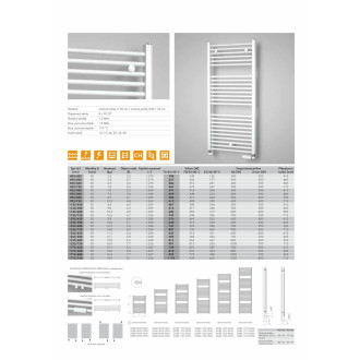 Radiátor kombinovaný Isan Grenada Radius 93,5x75 cm chrom DGRR09350750CR