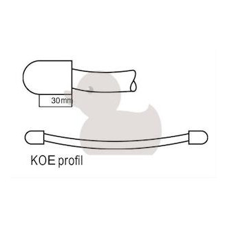 Radiátor elektrický Elvl KOE 129x60 cm bílá KOE6001290