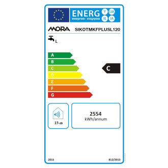 Bojler Mora Komfort Plus Slim 120 litrů 560569