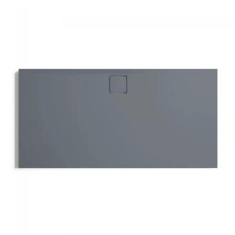 Sprchová vanička obdélníková Huppe EasyFlat 160x100 cm litý mramor šedá matná EF0119.026