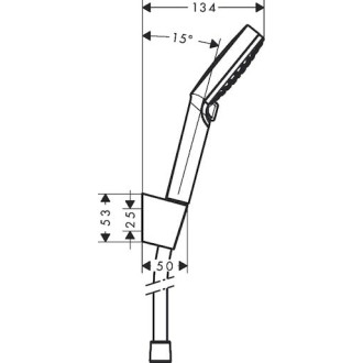 Vanový set Hansgrohe Crometta bílá/chrom 26691400