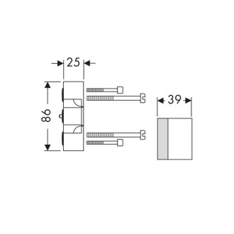 Prodloužení Hansgrohe Ibox 13595000