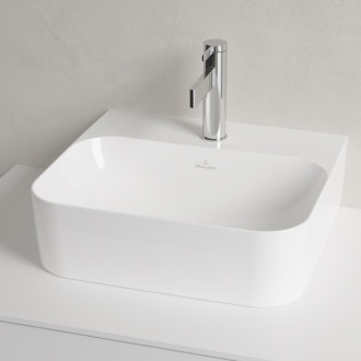 Villeroy & Boch Finion umývátko 43x39,1otvor, skrytý přepad,R1 43644CR1
