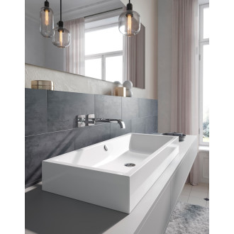 Umyvadlo Kaldewei Puro 3168 120x46 cm bez otvoru pro baterii Perl-Effekt 907006003001