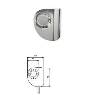 Isan Aura elektro 1380/400 S40 černý samet DDIN13800400ECSM
