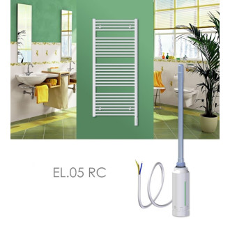 Elektrické topné těleso Elvl s regulátorem prostorové teploty a programem sušení, bílá EL.05RC 300