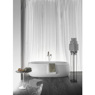 Volně stojící vana Laufen Il Bagno Alessi One 183x87 cm litý mramor levá i pravá H2459720006251