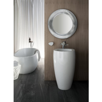 Volně stojící vana Laufen Il Bagno Alessi One 183x87 cm litý mramor levá i pravá H2459720006251