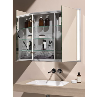 Zrcadlová skříňka s osvětlením Laufen Frame 80x75 cm H4085039001451