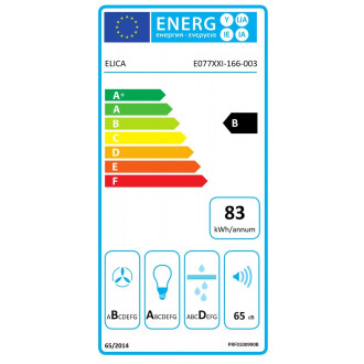 Komínová digestoř Elica STRIPE LUX BL/A/60 PRF0100990