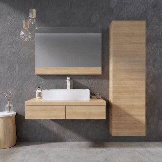 Koupelnová skříňka pod umyvadlo Ravak Formy 100x55 cm ořech X000001036