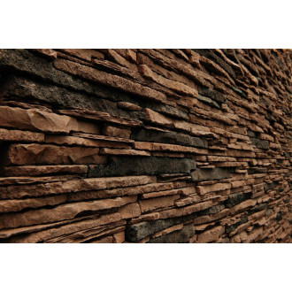 Obklad Vaspo kámen považan hnědá 6,7x37,5 cm reliéfní V53202