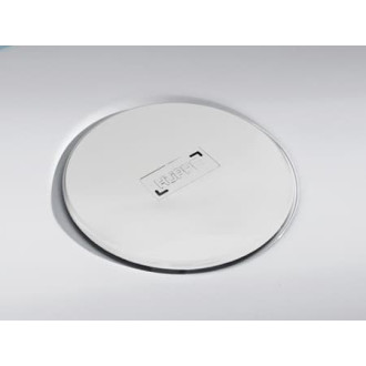 sifon s kulatou bílou krytkou Huppe