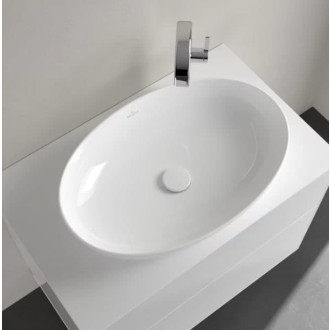 Umyvadlo na desku Villeroy & Boch Artis 61x41 cm bez otvoru pro baterii, bez přepadu 419861R1
