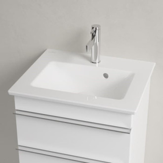 Villeroy & Boch Venticello umyvadlo, 500x420x150mm, bílá Alpin CeramicPlus, s přepadem, neleštěno; 412450R1