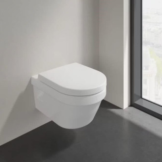 Wc s prkénkem softclose závěsné Villeroy & Boch Architectura zadní odpad 5684HRR1