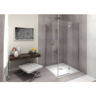 Sprchová vanička obdélníková Polysan 100x90 cm litý mramor 72925