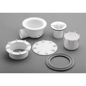 Polysan Vaničkový sifon průměr otvoru 90mm DN40 bílá 73181