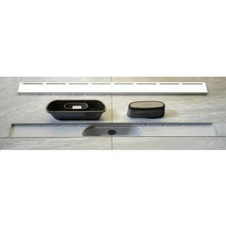 Sprchový žlab Polysan 66 cm polypropylen šedá lesk lines 71673