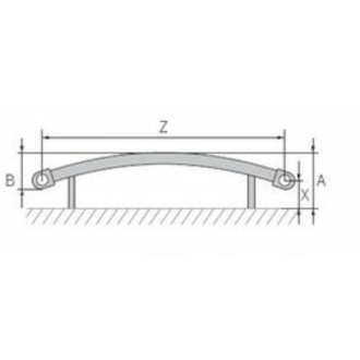 Radiátor kombinovaný Isan Grenada Radius 134x60 cm antracit DGRR13350600A