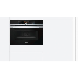 Siemens iQ700, Vestavná kompaktní trouba s mikrovlnami, 60 x 45 cm, Nerez, CM656GBS1