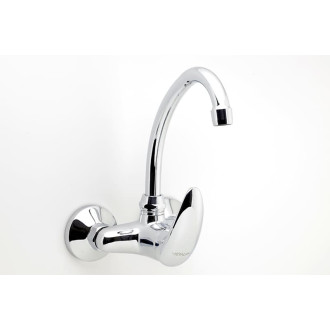 Dřezová baterie Novaservis Metalia 55 s otočným ramínkem 100 mm chrom 55034,0