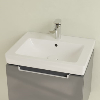 Umyvadla Villeroy & Boch Subway 2.0, 550 x 440 x 150 mm, bílá Alpin, s přepadem, neleštěná; 7113F501
