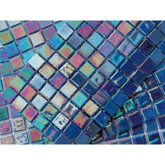 Skleněná mozaika Mosavit Acquaris Cobalto 30x30 cm lesk ACQUARISCO