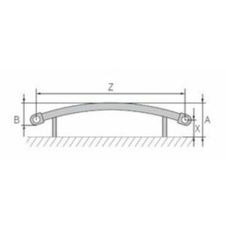 Radiator Isan Grenada Antea 1135/450 bílý DGRR11350450