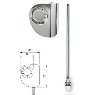 QUADRAT ELEKTRO CHROM 1255/500