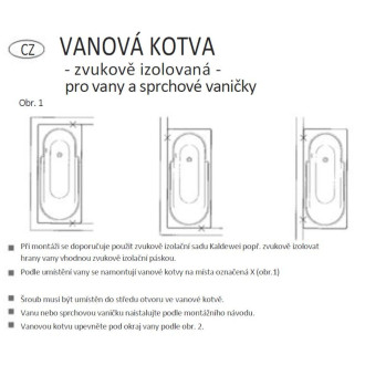 Vanové kotvy Kaldewei 687675130000