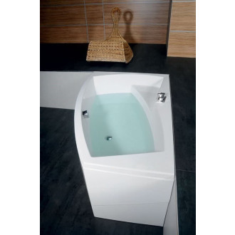 Asymetrická vana Polysan Evia 170x100 cm akrylát pravá 22611