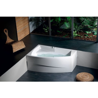 Asymetrická vana Polysan Evia 170x100 cm akrylát pravá 22611