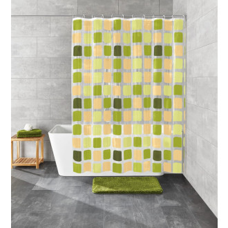 Sprchový závěs Kleine Wolke Sonny zelená 4956605305