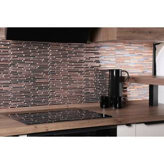 Skleněná mozaika Premium Mosaic bronze 30x30 cm lesk MOSMIXBRONZE