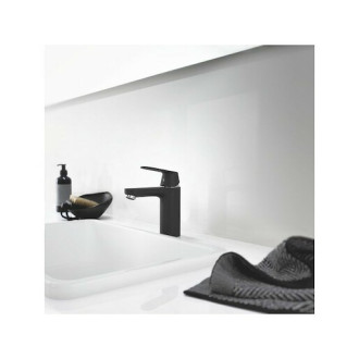 Umyvadlová baterie Grohe Eurosmart Cosmopolitan bez výpusti Supermatt Black 23327KW0