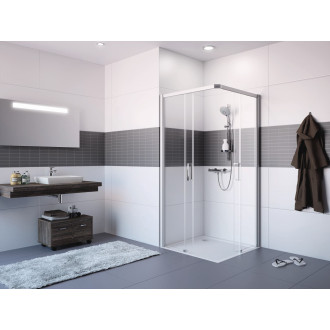 Sprchový kout čtverec 100x100 cm Huppe Classics 2 Easy Entry C25003.069.322