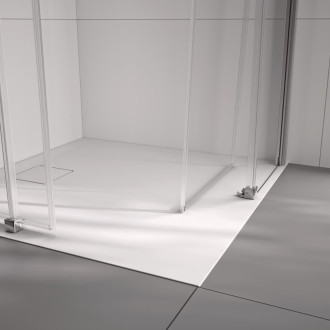Sprchový kout čtverec 100x100 cm Huppe Classics 2 Easy Entry C25003.069.322