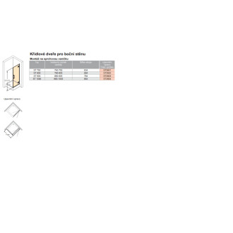 Sprchové dveře 100 cm Huppe Solva pure ST2604.092.322