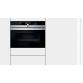 Siemens iQ700, Vestavná kompaktní kombinovaná parní trouba, 60 x 45 cm, Nerez, CS636GBS2