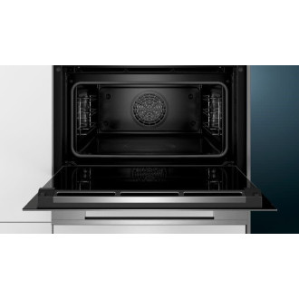 Siemens iQ700, Vestavná kompaktní kombinovaná parní trouba, 60 x 45 cm, Nerez, CS636GBS2