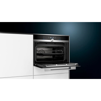 Siemens iQ700, Kompaktní vestavná trouba, 60 x 45 cm, Nerez, CB635GBS3