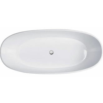 Volně stojící vana Polysan TESS 157x70 cm litý mramor levá i pravá 09613