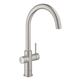 Dřezová baterie Grohe Blue Home s výpustí supersteel 31455DC1