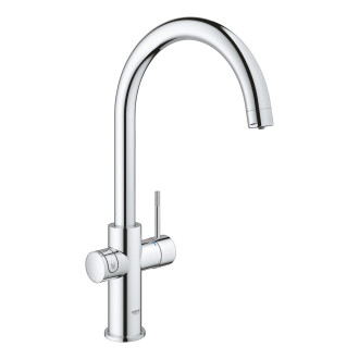 Dřezová baterie Grohe Blue Home s výpustí chrom 31455001