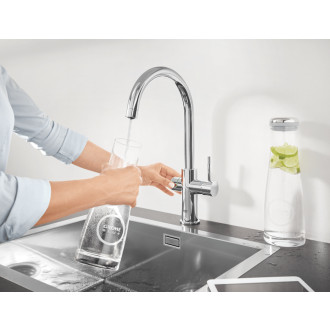 Dřezová baterie Grohe Blue Professional s výpustí chrom 31323002