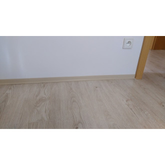 Soklová lišta PVC cappuccino, délka 250 cm, výška 4 cm, SKPVCCA