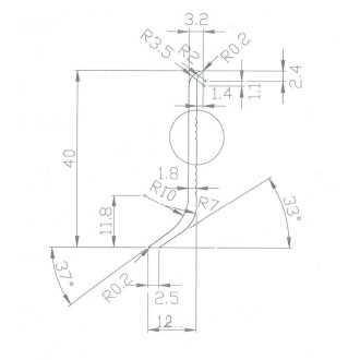Soklová lišta PVC cappuccino, délka 250 cm, výška 4 cm, SKPVCCA