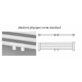Radiator Isan Grenada 1535/600 S40 černá DGRE15350600SM51