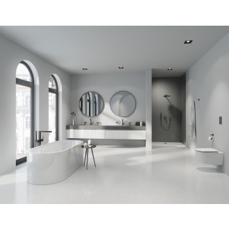 Ovládací tlačítko Grohe Arena Cosmopolitan S plast kartáčovaný Hard Graphite 37624AL0
